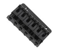 ZAICOLER Puente de Montura de Guitarra Eléctrica Reemplazo de Hierro Duradero para Mejorar la Entonación y el Mantenimiento, para Mantenimiento de Guitarra y Lecciones de Música (BLACK)