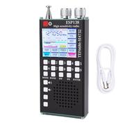 ZAICOLER Radios de Aficionado de Mano de Banda Completa, Pantalla Táctil IPS de 2,4 Pulgadas, Dual ESP32SI4732, Radio Portátil con Antena Telescópica de 820 Mm, Radio Bluetooth para