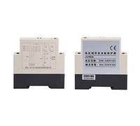 ZAICOLER Relé de Protección de Secuencia de Fase Avanzada JVRD6 con Control de Voltaje, 2 Luces Indicadoras, Adecuado para Ascensores y Motores, Plástico, como Se Muestra en la Imagen