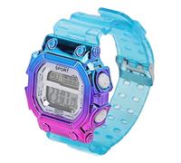 ZAICOLER Reloj Electrónico De Color Degradado, Relojes De Pulsera Deportivos A Prueba De Agua Reloj Electrónico De Color Degradado Esfera Grande Resistente Al Agua Tiempo De Espera Largo