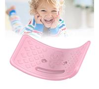 ZAICOLER Tabla Basculante para Niños con Bola Elástica, Desarrollo Infantil y Entrenamiento de Equilibrio, Columpio Científico de 45 Grados, Plástico Duradero, 19.69 X 9.25 X 0.91 Pulgadas (PINK)