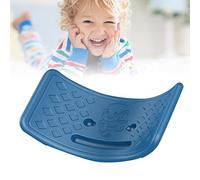 ZAICOLER Tabla Basculante para Niños con Bola Elástica, Desarrollo Infantil y Entrenamiento de Equilibrio, Columpio Científico de 45 Grados, Plástico Duradero, 19.69 X 9.25 X 0.91 Pulgadas (BLUE)
