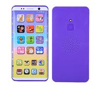 ZAICOLER Teléfono de Aprendizaje para Niños, Juguete Educativo para Niños con Pantalla Curvada, Teléfono Portátil Liviano, Diseño Seguro, Ideal para Mejorar la Inteligencia