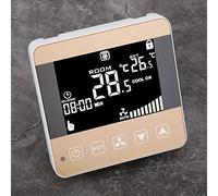 ZAICOLER Termostato de Aire Acondicionado Central Digital LCD con Sensor, Control de Temperatura Preciso para Unidades Fan Coil, Fácil Instalación para el Hogar u Oficina (WiFi, (Control por Voz