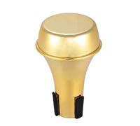ZAICOLER Trompeta Mudo, Trompeta Sonido Mudo Recto Silenciador Recta Mute Mute Mini (GOLD)