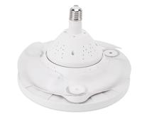 ZAICOLER Ventilador con Luz para Enchufe E27 E26 para Habitaciones Pequeñas Cocina Dormitorio Lavanderí Garaje 2 en 1 Ventilador de Techo con Luz LED 3 Velocidades Ajustables