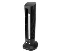 ZAICOLER Ventilador sin Aspas, Elegante Mini Ventilador de Torre de Escritorio, USB Portátil para Trabajo y Ocio, Diseño Compacto (BLACK)