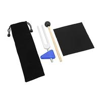 ZAICOLER Yoga Tuning Kit de Tenedor Portátil Liviano con Vibración Precisa de 528 Hz para Aliviar el Estrés, Meditación, Acero Inoxidable, Madera para Entusiastas del Yoga (528Hz)
