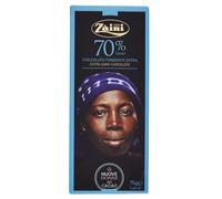 Zaini Tavoletta Cioccolato Fondente Barra de Chocolate Extra Oscuro Chocolate Oscuro 70% Cacao 75g