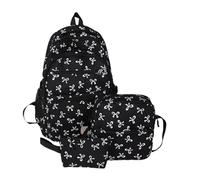 Zaino Donna Moda - Fiocco Moda Zaino Femminile | Capiente Per Pendolari Lavoro Aereo Università, Mochila pequeña para mujer, mochila informal de nailon para uso diario, viajes escolares, compras