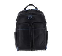 Zaino in pelle con porta PC 14,00 blu"