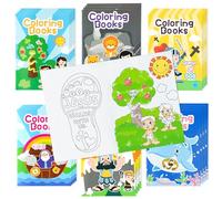 Zainpe 24 libros para colorear de historias de la Biblia cristiana para niños, libro de dibujo de arte de Pascua con Jesús Noé Arca de Noé, patrón de cruces, folleto de color para escuela, recompensas