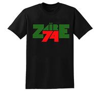Zaire 74 T-Shirt Fun African Pride Shirt Men's Unisex tee Black XL