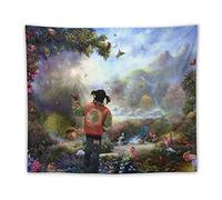 ZAIRUIKE Tapiz divertido con memes de jefe Keef en el jardín del Edén, para colgar en la pared, divertido dormitorio universitario, decoración de albergue, dormitorio, sala de estar, dormitorio, 60 x