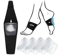 ZAIWOO Insertos de soporte de arco para mujeres y hombres, 2 alturas ajustables, antideslizantes, transpirables, banda de arco para aliviar la fascitis plantar para pies planos, arcos altos