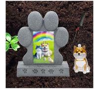 ZaiZaiSMao Caja Conmemorativa para Mascotas y Llavero para Guardar Pelo De Gato, Regalos por El Duelo De Un Perro con Marco de Fotos, Recolección de Pelo Regalo de Recuerdo para Mascotas