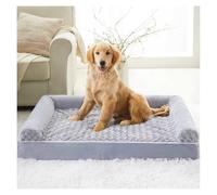 ZaiZaiSMao Cama para Perros Grandes con Espuma Viscoelástica, Cama para Perros Medianos Desenfundable y Lavable, Fondo Antideslizante, Cama Perro Antiestres,XL（105 * 75 * 20cm）