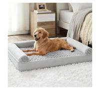 ZaiZaiSMao Cama Viscoelastica para Perros con Espuma Viscoelástica, Camas Perros Grandes Cojín Extraíble Y Lavable, Fondo Antideslizante, Cama Perros Medianos,L（75 * 50 * 15cm）