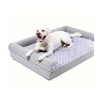 ZaiZaiSMao Cama Viscoelastica para Perros Espuma De Caja De Huevos, Cama Perro Grande Cojín Extraíble Y Lavable, Fondo Antideslizante, Cama Perro Antiestres,XL（105 * 75 * 20cm）