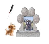 ZaiZaiSMao Regalos por El Duelo De Un Perro con Llavero De Pelo De Perro, Regalo En Memoria De Un Perro con Marco de Fotos, Recolección de Pelo Regalo Conmemorativo para Perros