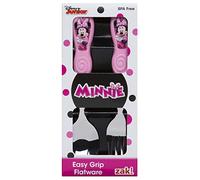 Zak Disney Junior Easy Grip Cubertería - Minnie Mouse - Cuchara y tenedor