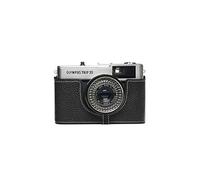 Zakao - Funda para cámara Olympus Trip 35, hecha a mano, piel auténtica, media cámara, funda para cámara Olympus Trip 35 con correa de mano, Black, Passend voor Olympus Trip 35 Camera, Estilo retro