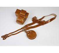 Zakao X-T200 - Funda de piel sintética para cámara Fuji Fujifilm X-T200 XT200 de 15 a 45 mm con correa para el hombro y mini bolsa (marrón)