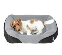 ZAKAPAWS Cama ortopédica lavable para perros, suave y calmante para mascotas con parte inferior antideslizante, cama de felpa duradera para cachorros para dormir y descansar, mediana (25 x 21 x 7