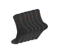 ZAKASA Calcetines Bambú Hombre Gris: Transpirables Calcetines Fibra de Bambu Clásicos Cómodos Suaves Antisudor Antiolor 43-46 Gris-6 Pares
