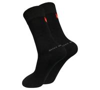ZAKASA Calcetines Bambú Hombre Negro: Transpirables Calcetines Fibra de Bambu Clásicos Cómodos Suaves Antisudor Antiolor 43-46 Negro-1 Pares