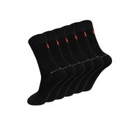 ZAKASA Calcetines Bambú Hombre Negro: Transpirables Calcetines Fibra de Bambu Clásicos Cómodos Suaves Antisudor Antiolor 47-50 Negro-6 Pares