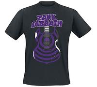 Zakk Sabbath Guitar Hombre Camiseta Negro XL, 100% algodón, Regular