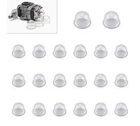 Zaky 20 unidades de cápsulas de encendido, bomba de combustible para motosierras de cadena, soplador, cortadora de cepillo, sierra de separación (19 mm)