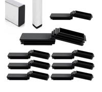 Zaky Tapones rectangulares de plástico, 100 x 20 mm, 20 unidades