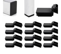 Zaky Tapones rectangulares de plástico, 80 x 30 mm, 20 unidades