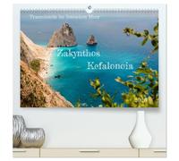Zakynthos und Kefalonia Trauminseln im Ionischen Meer (hochwertiger Premium Wandkalender 2026 DIN A2 quer), Kunstdruck in Hochglanz: Die schönsten griechischen Inseln im Ionischen Meer