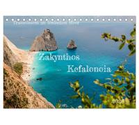 Zakynthos und Kefalonia Trauminseln im Ionischen Meer (Tischkalender 2026 DIN A5 quer), CALVENDO Monatskalender: Die schönsten griechischen Inseln im Ionischen Meer