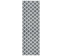 Zala Living Home - Felpudo para Interior y Exterior, 50 x 150 cm, diseño Moderno, Lavable y Resistente a la Intemperie, Antideslizante para Entrada y Exterior, Elegante, Gris, Antracita