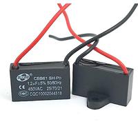 zalati Aire Acondicionado Ventilador Motor 3pcs CBB61 450V AC 50/60Hz Condensador de Funcionamiento - 1.2 uF