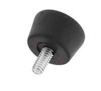 zalati Almohadilla de goma para patas de 1/4 pulgadas, tornillo para trípode monopié, accesorio universal