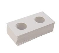 zalati Cartón de moneda 50 unids almacenamiento Flip Holder con Mylar para la colección de libros de álbum de monedas - 17.5mm/0.67 pulgadas