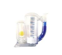 zalati Entrenador de respiración para espirometría de 5000 ml, transpirable, capacidad vital, para entrenamiento en casa y oficina