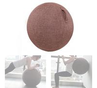 zalati Funda para pelota de yoga de 21.6 pulgadas, protector de pelota de equilibrio, funda para silla de pelota de yoga, suministros de cuidado limpio - marrón