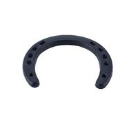 zalati Herradura de hierro fundido negro para decoración de pared, estilo rústico occidental, Feng Shui, amuleto de buena suerte, regalo de boda, para interior y exterior, 11 x 11,5 cm