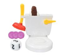 zalati Juego de Juguetes para Inodoro con Descarga, Divertido Juego de Caca, Novedad, Kit de Juguetes complicado para Fiestas, Juguetes y bromas prácticas