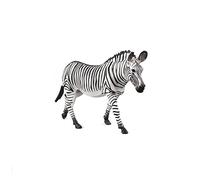 zalati Juguetes para Animales Personajes paisajes de pastizales Naturales Edificios educación para Animales Salvajes Aprendizaje Juguetes para Decorar niños - Cebra