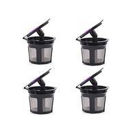 zalati K Cups reutilizables 4 filtros de café de grado alimenticio para cafeteras Keurig 2.0 y 1.0