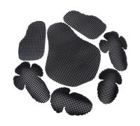 zalati Kit de almohadilla de codo, conjunto de 7 piezas de equipo de protección del cuerpo para motocicleta