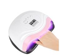zalati Lámpara de uñas 120W LED UV lámpara de curado con 4 temporizadores de secado rápido para herramienta de cuidado de uñas - 120W