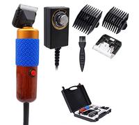 zalati Limpiador de Clip de Alfombra Tufting Trimmer Kit, 2 Piezas Limit Comb 6 Marcha Ajustable/bajo Ruido para tufting para Hacer Bricolaje Rug & Craft - 200w, Mango de Madera